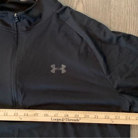 HURLEY Qarter Zip Men’s XXL Tall Black Light Weight Pull Over Jacket. - Picture 8 of 10